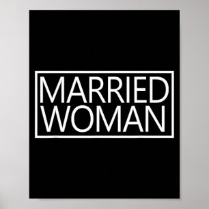 Poster Mulher Casada Esposa Casamento Casal