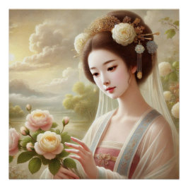 Pôster mulher chinesa