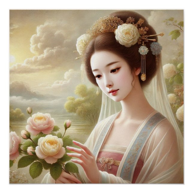 Pôster mulher chinesa (Frente)