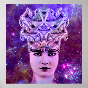 Pôster Mulher Cobra Medusa