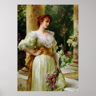 Pôster Mulher com artes plásticas irlandesas