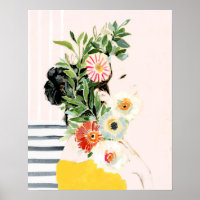 Mulher com Flores