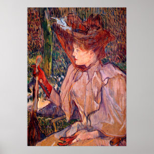 Poster Mulher Com Luvas