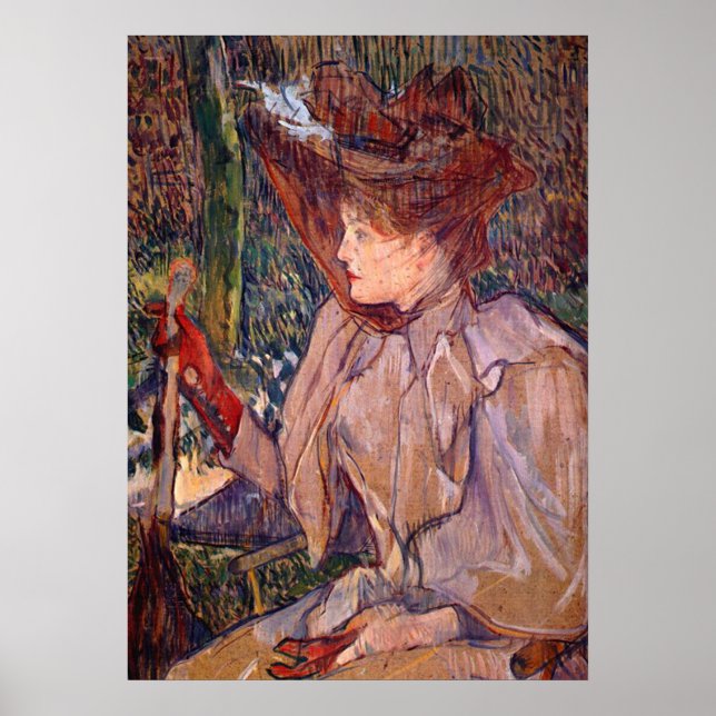 Poster Mulher Com Luvas (Frente)