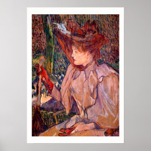 Poster Mulher com Luvas #2