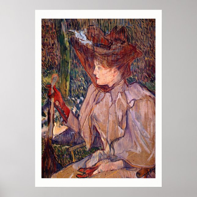 Poster Mulher com Luvas #2 (Frente)