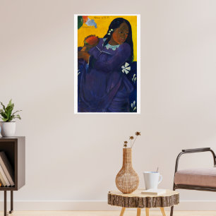Poster Mulher com manga - Gauguin, 1892