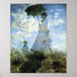 Poster Mulher com Parasol