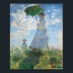 Poster Mulher com Parasol, Madame Monet e seu filho<br><div class="desc">Impressionista Paisagem de Claude Monet - Clássicas Masteroides - Série Impressionista de Claude Monet - Mulher com Parasol,  Madame Monet e seu Filho</div>