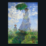 Poster Mulher com Parasol, Madame Monet e seu filho<br><div class="desc">Mulher com Parasol,  Madame Monet e seu filho por Claude Monet Vintage Fine Art</div>