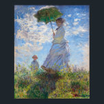 Poster Mulher com Parasol | Monet |<br><div class="desc">Mulher com Parasol é uma pintura de 1875 do Impressionista Francês Claude Monet.</div>