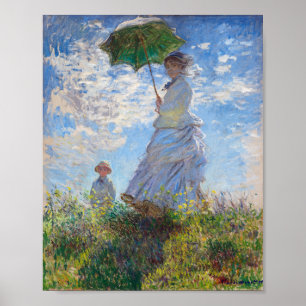 Poster Mulher com um Guarda-Sol Monet