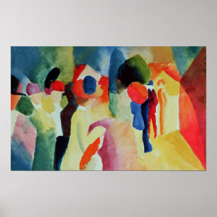 Pôster Mulher com uma jaqueta amarela, 1913