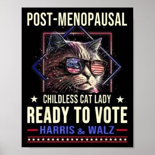 Poster Mulher De Gato Sem Menopausa poste Pronta Para Vot