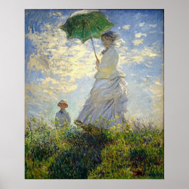 Poster Mulher de Monet com Parasol (O Rolo/Caminho)