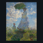 Poster Mulher de Monet com um parasol<br><div class="desc">A obra-prima de Claude Monet: Mulher de Monet com um parasol</div>