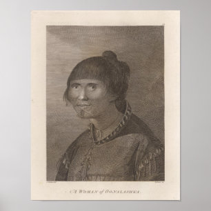 Pôster Mulher de Oonalashka, Alaska