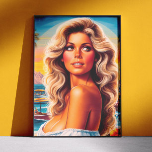 Poster Mulher de Verão dos Anos 80