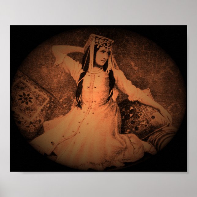 Poster Mulher do Cáucaso (Frente)