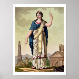 Poster Mulher do Patrician, no. 26 "de Roma antiga",