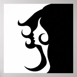 Pôster Mulher do Retro Mod