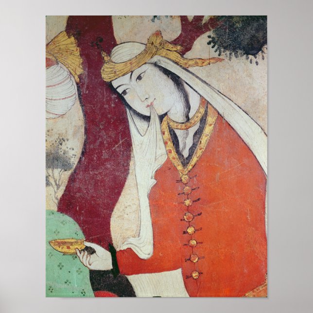 Pôster Mulher do Tribunal de Shah Abbas I, 1585-1627 (Frente)