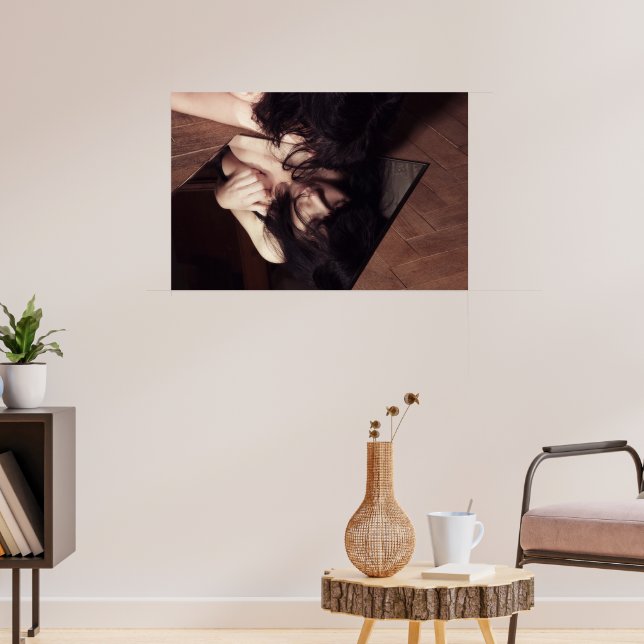 Poster Mulher e espelho (Sala de Estar 3)