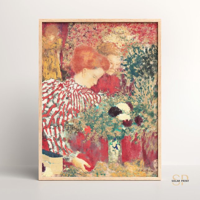 Poster Mulher Édouard Vuillard em Arte de Vestido Esclare (Criador carregado)