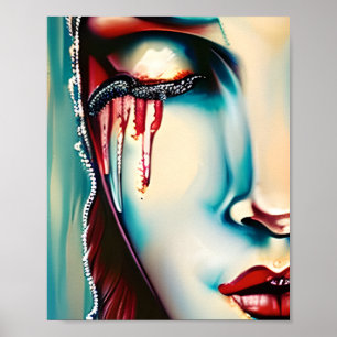 Poster Mulher Eetal Art Shimmery