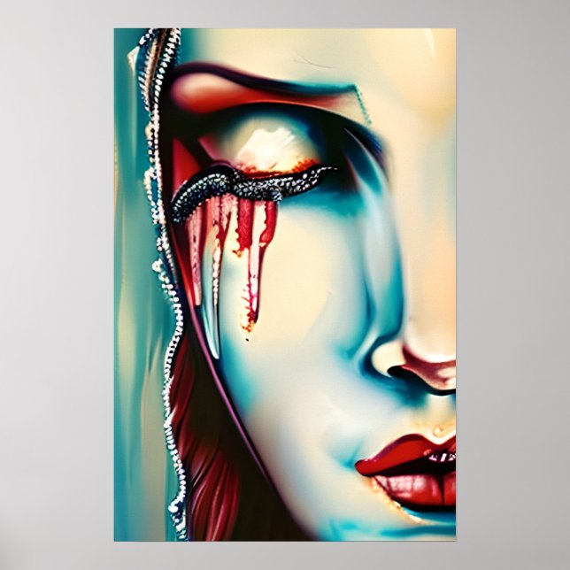 Poster Mulher Eetal Art Shimmery (Frente)