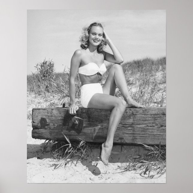 Poster Mulher em Bikini (Frente)
