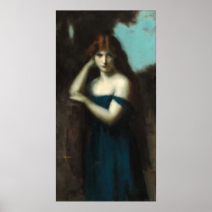 Poster Mulher em pé - Jean-Jacques Henner Fine Art