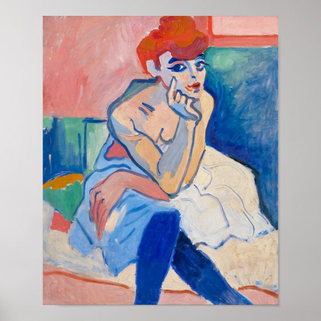 Poster Mulher em Química | Andre Derain | (Frente)