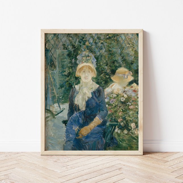 Poster Mulher em um Jardim | Berthe Morisot (Criador carregado)