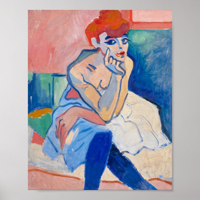 Poster Mulher em uma Camisa | Andre Derain | (Frente)