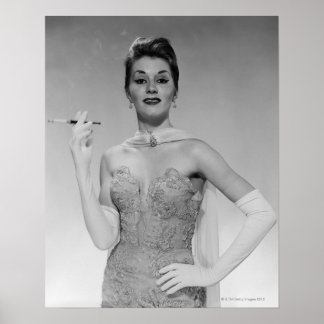 Pôster Mulher em vestida