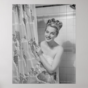 Poster Mulher envolvida acima