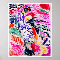 Mulher japonesa ao lado da água, Matisse