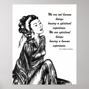 Pôster Mulher japonesa geisha desenhando caneta e tinta