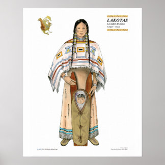 Poster Mulher Lakota