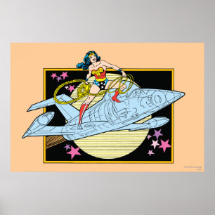 Poster Mulher Maravilha com Jet