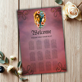 Poster Mulher maravilhosa cujo cabelo longo e fluido