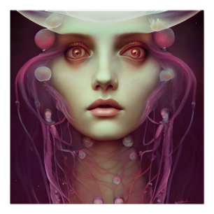 Pôster Mulher-medusa