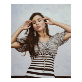 Pôster Mulher Moça em vestida