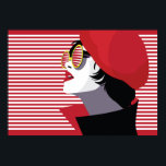 Poster Mulher moda em estilo pop art.<br><div class="desc">Mulher moda em estilo pop art.</div>