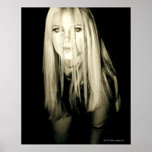 Poster Mulher na forma gótico