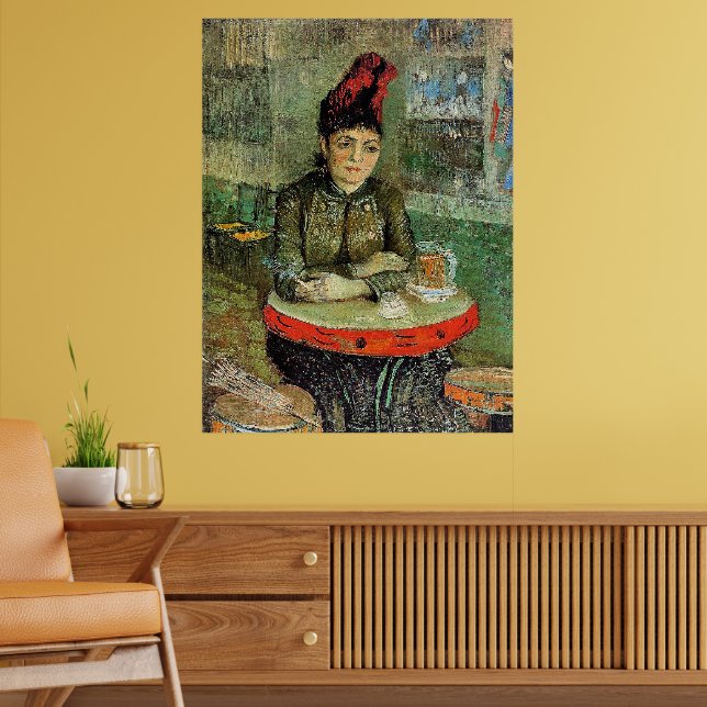 Poster Mulher no Café Tambourin, (Sala de Estar 2)