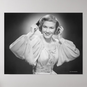 Poster Mulher no vestido 2