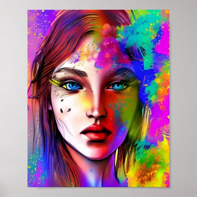 Poster Mulher poderosa urbana (Frente)