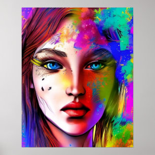 Poster Mulher poderosa urbana